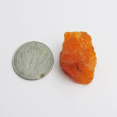 Natural Orange Sapphire Rough 69.50 Ct Uncut Huge Size CERTIFIED Loose Gemstone